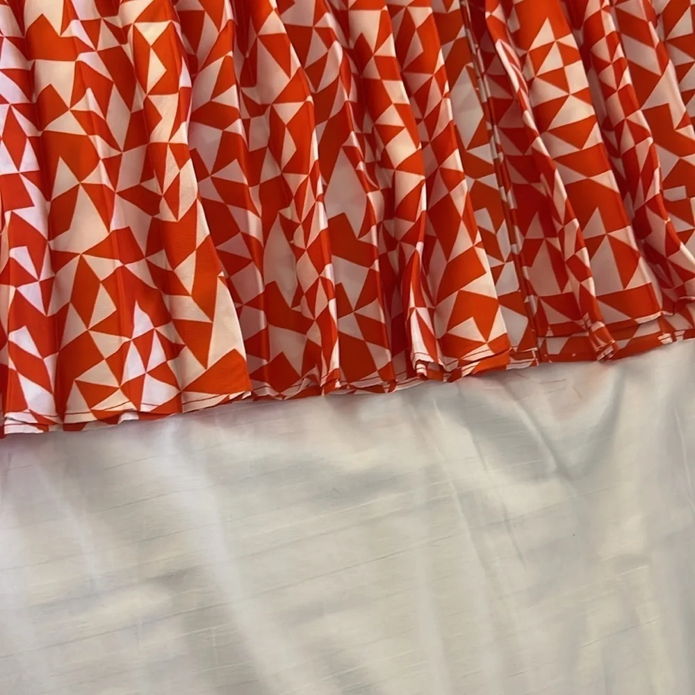 Future Collective by Kahlana Hatfield Brown pleated skirt